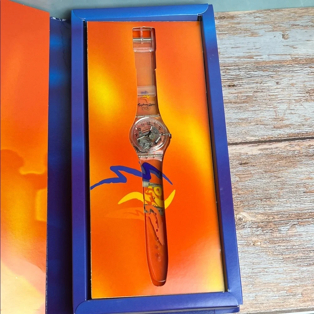 Vintage 2000 Swatch Watch Commemorative 2000 SYDNEY OLYMPICS